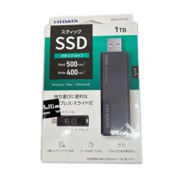 ◆◆ I-O DATA スティックSSD 1TB SSPS-US1GR グレー×ブラック Nランク