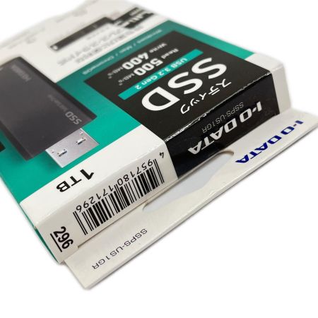  I-O DATA スティックSSD 1TB SSPS-US1GR グレー×ブラック