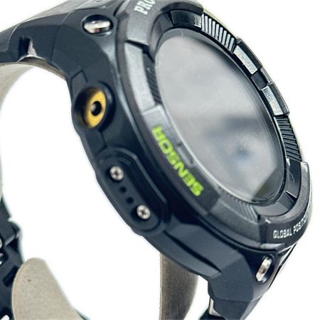  CASIO カシオ スマートウォッチ腕時計 PRO TREK タバコ匂い有り WSD-F21 ブラック