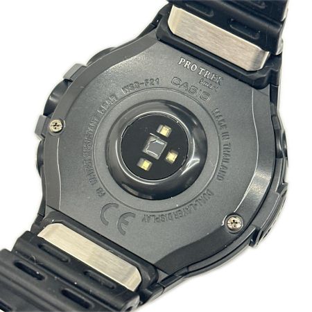  CASIO カシオ スマートウォッチ腕時計 PRO TREK タバコ匂い有り WSD-F21 ブラック