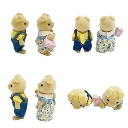   シルバニアファミリー ブタのファミリー ５体まとめ 人形 おもちゃ 子ども用品