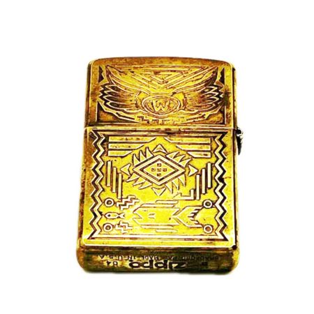  ZIPPO ジッポー ライター 箱付 喫煙具 コレクション ゴールド