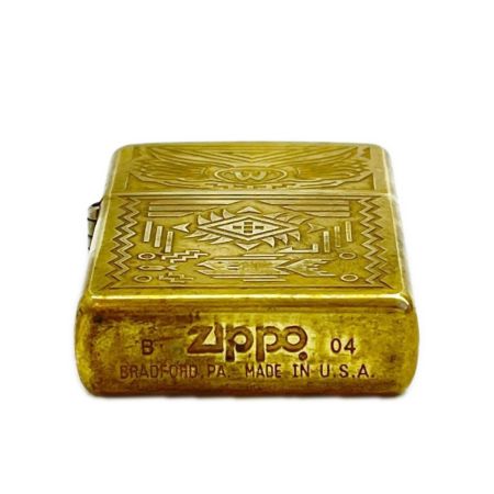  ZIPPO ジッポー ライター 箱付 喫煙具 コレクション ゴールド