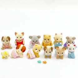 ◆◆  シルバニアファミリー 赤ちゃん 12体まとめ 子供用品 おもちゃ Bランク