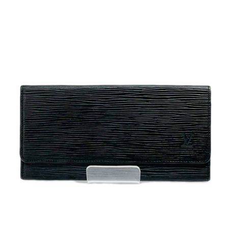  LOUIS VUITTON ルイヴィトン 札入れ 長財布 エピ  M63602 ブラック