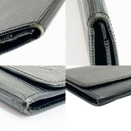  LOUIS VUITTON ルイヴィトン 札入れ 長財布 エピ  M63602 ブラック
