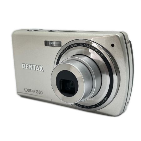  PENTAX ペンタックス コンパクトデジタルカメラ Optio E80 シルバー