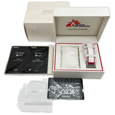  SEIKO セイコー ASTRON NEXTER 電波ソーラー腕時計 国境なき医師団コラボ限定 5X53-0CB0
