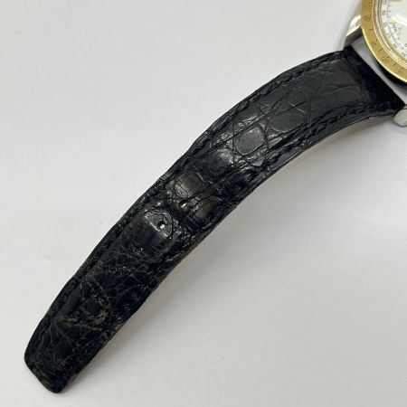 OMEGA オメガ スピードマスター 自動巻き 腕時計 本体のみ キズ有 レザー ホワイト R8.9月OH 175.0034