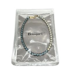◆◆ talkative banquet トーカティブバンケット ネックレス ブルー ホワイト レディース Bランク