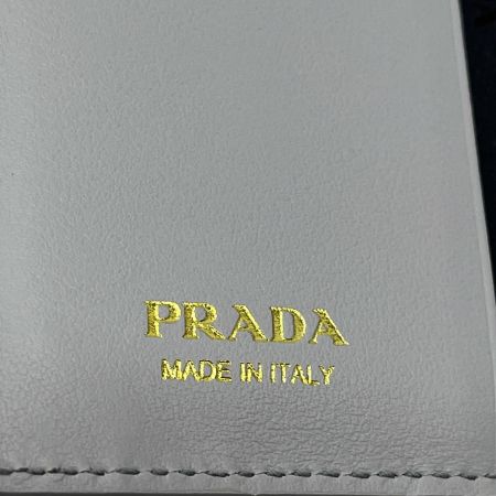  PRADA プラダ 2つ折り財布 パープル 少しヨゴレ有 箱付 薄紫