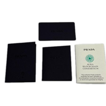 PRADA プラダ 2つ折り財布 パープル 少しヨゴレ有 箱付 薄紫