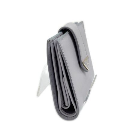  PRADA プラダ 2つ折り財布 パープル 少しヨゴレ有 箱付 薄紫