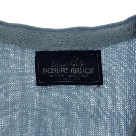  ROBERT BRUCE ArnoldPalmer カーディガン XXLサイズ スカイブルー