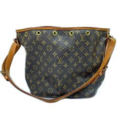 ◆◆ LOUIS VUITTON ルイヴィトン モノグラム プチノエ ショルダーバッグ 絞り紐欠品 M42226 ブラウン Cランク