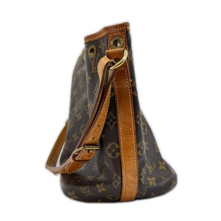  LOUIS VUITTON ルイヴィトン モノグラム プチノエ ショルダーバッグ 絞り紐欠品 M42226 ブラウン