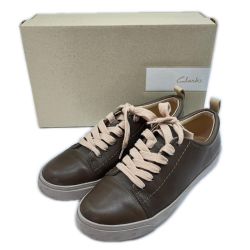 ◆◆ CLARKS クラークス レザー グローブエコー 24.0cm  ブラウン Bランク