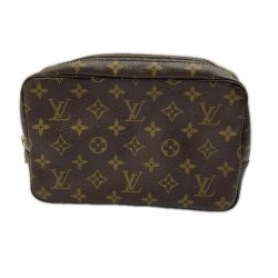 ◆◆ LOUIS VUITTON ルイヴィトン コスメポーチ モノグラム トゥルーストワレット23 M47524 ブラウン Bランク