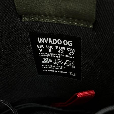  VANS バンズ スノーボードブーツ INVADO OG US9 27.0cm  オリーブ