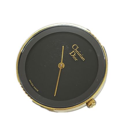  Christian Dior クリスチャンディオール 腕時計 バキラ クォーツ レザー R8.7月電池交換 SWISS 3033