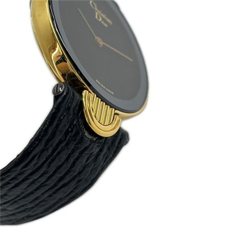  Christian Dior クリスチャンディオール 腕時計 バキラ クォーツ レザー R8.7月電池交換 SWISS 3033