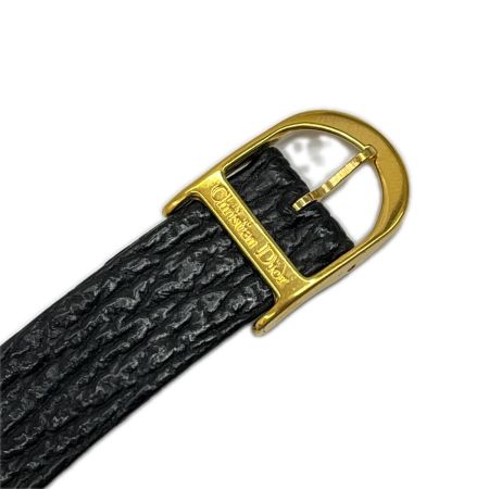  Christian Dior クリスチャンディオール 腕時計 バキラ クォーツ レザー R8.7月電池交換 SWISS 3033