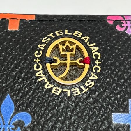  CASTELBAJAC カステルバジャック 長財布 カルル 箱付 053625 ブラック×カラフル