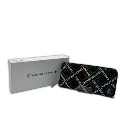 ◆◆ CASTELBAJAC カステルバジャック 長財布 カルル 箱付 053625 ブラック×カラフル Bランク