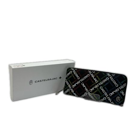  CASTELBAJAC カステルバジャック 長財布 カルル 箱付 053625 ブラック×カラフル