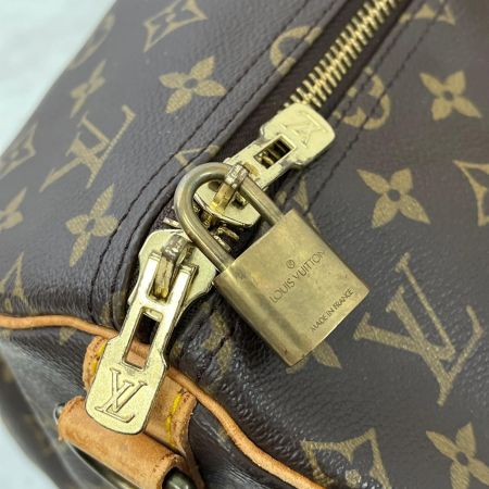  LOUIS VUITTON ルイヴィトン モノグラム キーポル55 ボストンバッグ ビス1か所取れ M41424 ブラウン