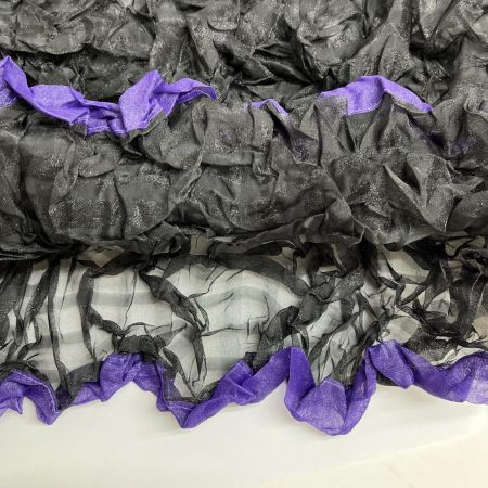  ISSEY MIYAKE イッセイミヤケ カットソー タンクトップ シワ加工 ミセス ブラック