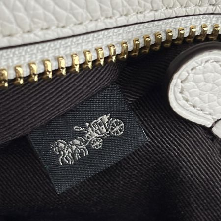  COACH コーチ ロゴ リュックサック レザー F38288 ホワイト