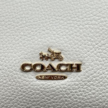  COACH コーチ ロゴ リュックサック レザー F38288 ホワイト