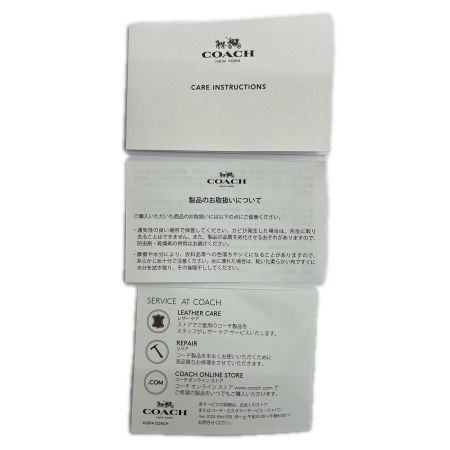  COACH コーチ ロゴ リュックサック レザー F38288 ホワイト
