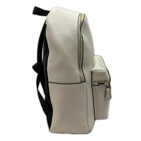  COACH コーチ ロゴ リュックサック レザー F38288 ホワイト