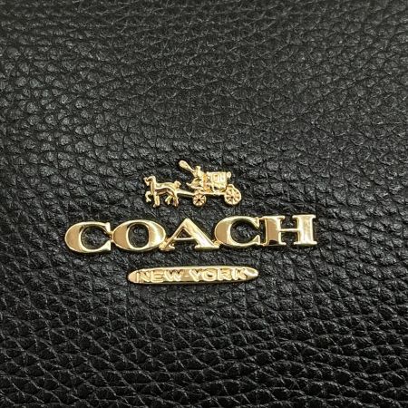  COACH コーチ ロゴ リュックサック レザー F38288 ブラック