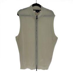 ◆◆ BURBERRY バーバリー ベスト サイズ4 E5N58-424-01 オフホワイト x ブラック Bランク