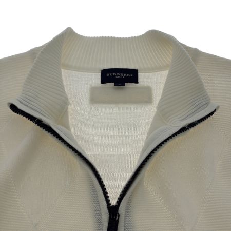  BURBERRY バーバリー ベスト サイズ4 E5N58-424-01 オフホワイト x ブラック