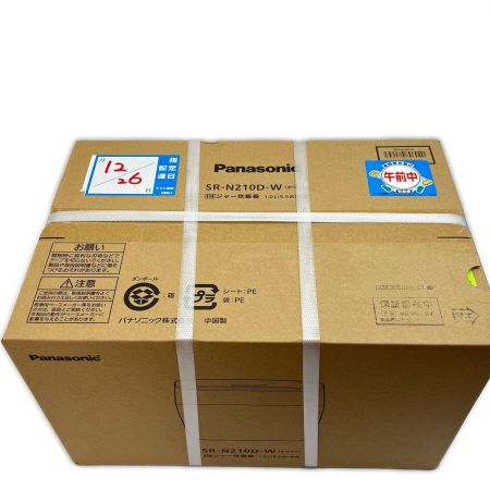  Panasonic パナソニック IHジャー炊飯器 5.5合(1.0L) SR-N210D ホワイト