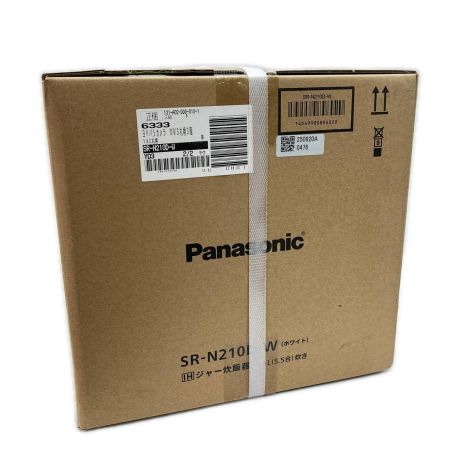  Panasonic パナソニック IHジャー炊飯器 5.5合(1.0L) SR-N210D ホワイト