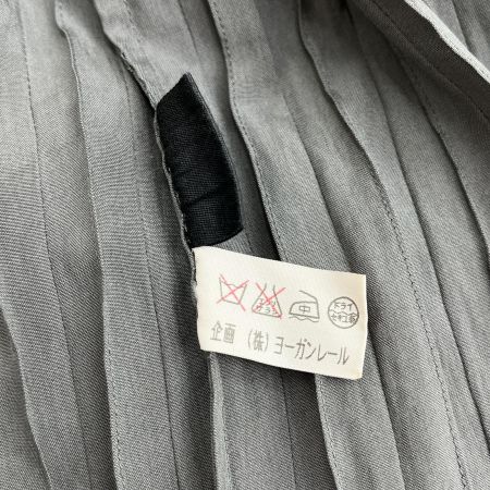  JURGEN LEHL ヨーガンレール スカートMサイズ 縦プリーツ ウエストリボン レディース J0161FS401 グレー