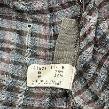  JURGEN LEHL ヨーガンレール カーディガン シャツ素材 Mサイズ レディース J0152FB814 カーキ