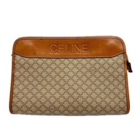  CELINE セリーヌ セカンドバッグ クラッチバッグ マカダム ベージュ