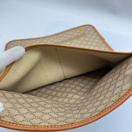  CELINE セリーヌ セカンドバッグ クラッチバッグ マカダム ベージュ