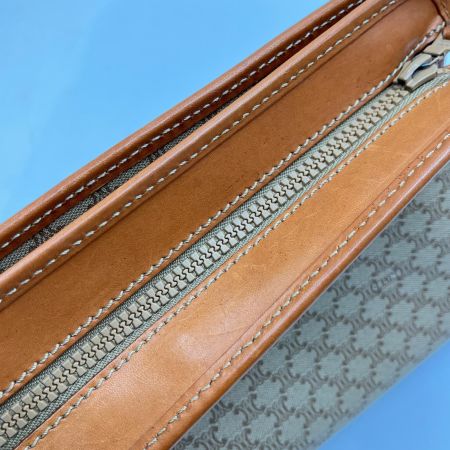  CELINE セリーヌ セカンドバッグ クラッチバッグ マカダム ベージュ