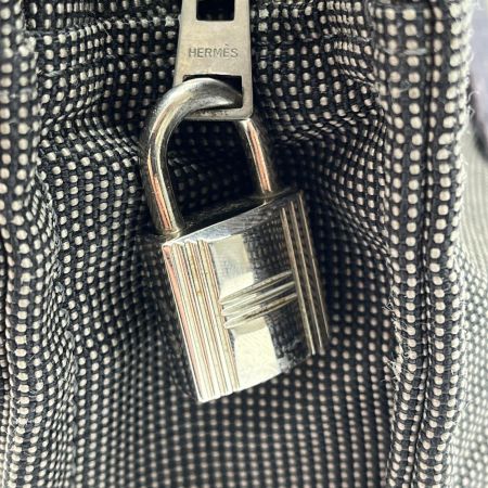  HERMES エルメス エールバッグ トートバッグ 角スレ/変色有 キャンバス PM グレー