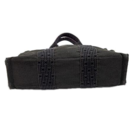  HERMES エルメス エールバッグ トートバッグ 角スレ/変色有 キャンバス PM グレー