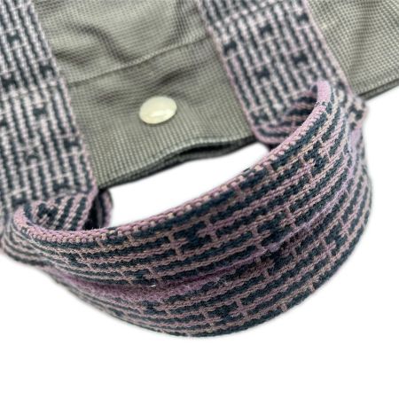  HERMES エルメス エールバッグ トートバッグ 角スレ/変色有 キャンバス PM グレー