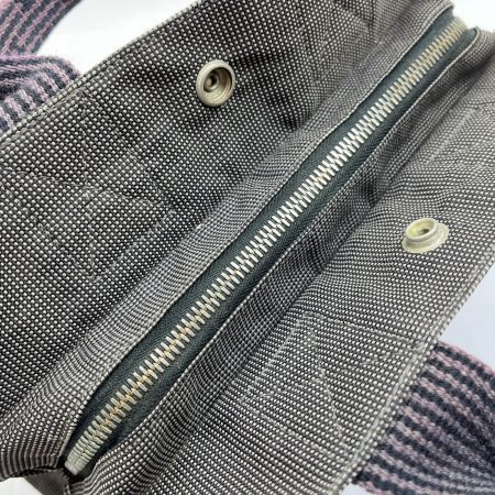 HERMES エルメス エールバッグ トートバッグ 角スレ/変色有 キャンバス PM グレー
