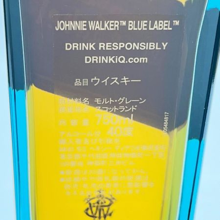  Johnnie Walker ジョニーウォーカー Blue Label ブルーラベル スコッチウイスキー 750ml 40% 箱付 未開栓
